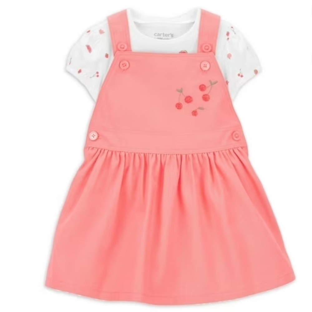 Carter's - Pink Baby Girls' Dress Set